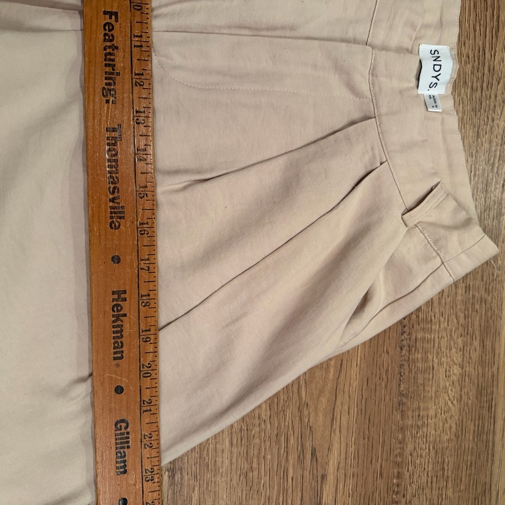 NWOT SNDYS Revolve Hills Pant in Cream M-6 - Picture 7 of 9